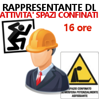 CORSO RAPPRESENTANTE DEL DATORE DI LAVORO PER ATTIVITÀ IN SPAZI CONFINATI O AMBIENTI SOSPETTI DI INQUINAMENTO (ART. 3 D.P.R. 177/11)