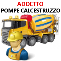 ADDETTO ALLA CONDUZIONE DI POMPE PER CALCESTRUZZO