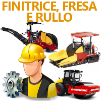 ADDETTO ALLA CONDUZIONE DI FRESA, FINITRICE E RULLO