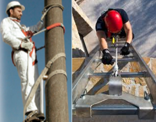 CORSO LAVORI IN QUOTA IN CUI SI OPERA SU SCALE PORTATILI E PALI IN LEGNO